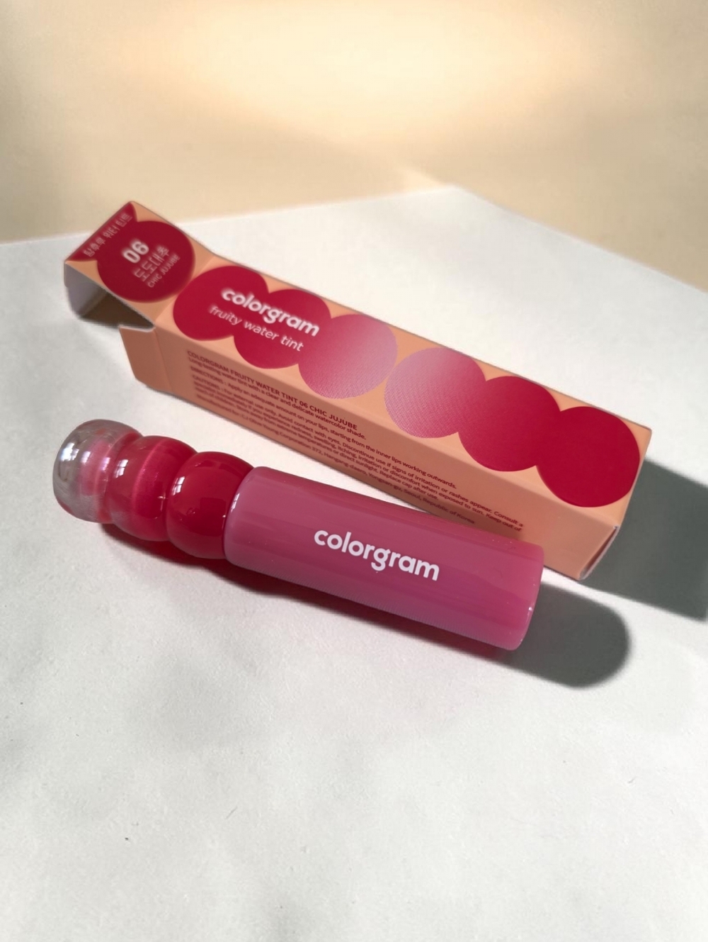 Colorgram Fruity Tints - Water & Glass Tint in Pink and Orange - Picture 3 of 5